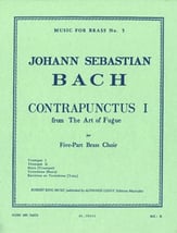 CONTRAPUNCTUS #1 BRASS QUINTET cover